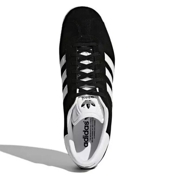 Adidas Originals Unisex Gazelle Shoe - Black - Size 5 - Picture 3 of 10